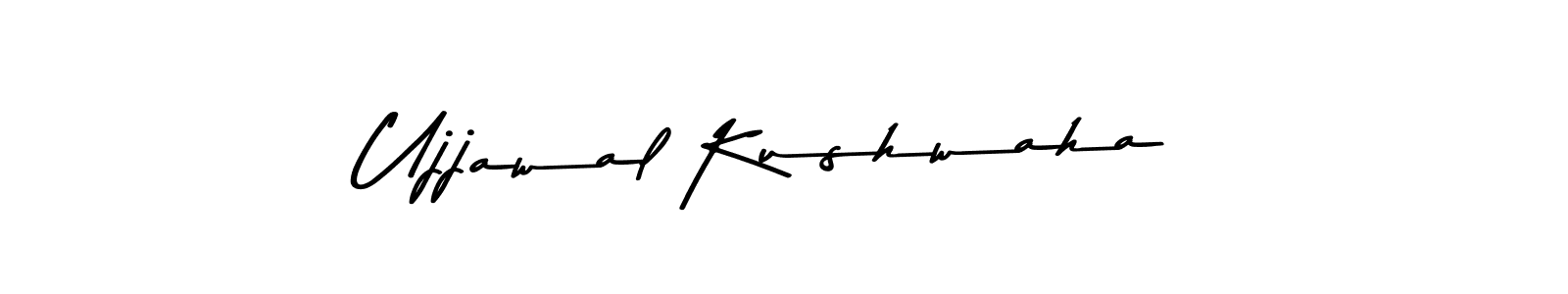 The best way (Asem Kandis PERSONAL USE) to make a short signature is to pick only two or three words in your name. The name Ujjawal Kushwaha include a total of six letters. For converting this name. Ujjawal Kushwaha signature style 9 images and pictures png