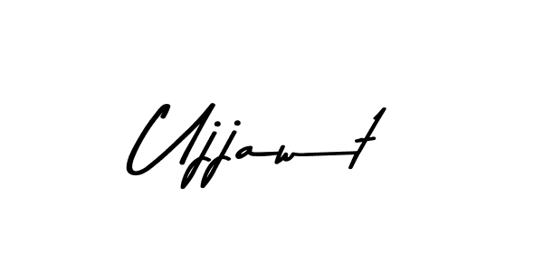 How to make Ujjawt name signature. Use Asem Kandis PERSONAL USE style for creating short signs online. This is the latest handwritten sign. Ujjawt signature style 9 images and pictures png