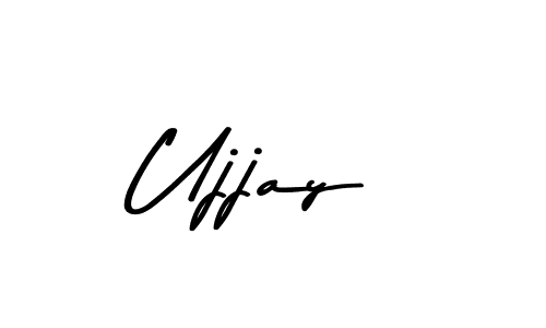 Create a beautiful signature design for name Ujjay. With this signature (Asem Kandis PERSONAL USE) fonts, you can make a handwritten signature for free. Ujjay signature style 9 images and pictures png