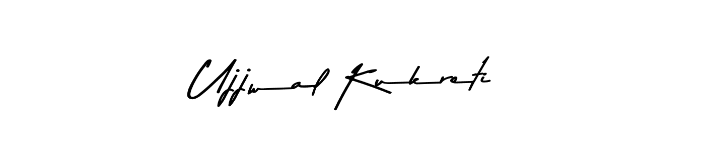 Make a beautiful signature design for name Ujjwal Kukreti. With this signature (Asem Kandis PERSONAL USE) style, you can create a handwritten signature for free. Ujjwal Kukreti signature style 9 images and pictures png