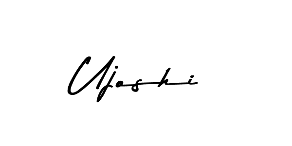 How to make Ujoshi name signature. Use Asem Kandis PERSONAL USE style for creating short signs online. This is the latest handwritten sign. Ujoshi signature style 9 images and pictures png