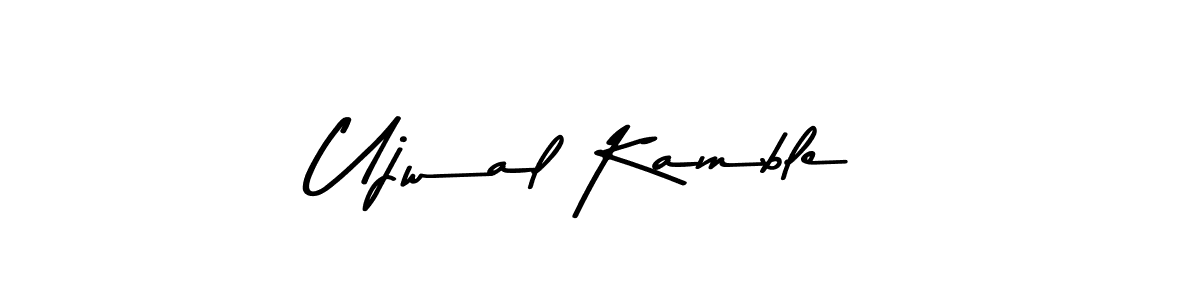 How to make Ujwal Kamble signature? Asem Kandis PERSONAL USE is a professional autograph style. Create handwritten signature for Ujwal Kamble name. Ujwal Kamble signature style 9 images and pictures png