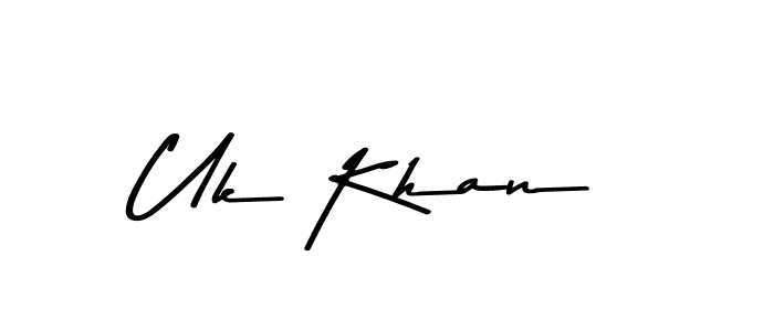 Also we have Uk Khan name is the best signature style. Create professional handwritten signature collection using Asem Kandis PERSONAL USE autograph style. Uk Khan signature style 9 images and pictures png