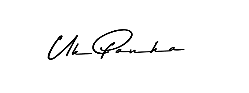 Similarly Asem Kandis PERSONAL USE is the best handwritten signature design. Signature creator online .You can use it as an online autograph creator for name Uk Panha. Uk Panha signature style 9 images and pictures png