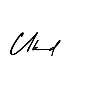 How to make Ukd signature? Asem Kandis PERSONAL USE is a professional autograph style. Create handwritten signature for Ukd name. Ukd signature style 9 images and pictures png