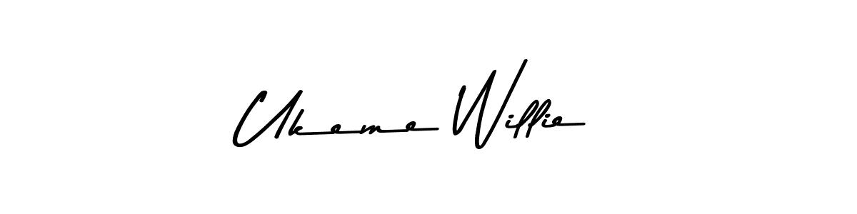 See photos of Ukeme Willie official signature by Spectra . Check more albums & portfolios. Read reviews & check more about Asem Kandis PERSONAL USE font. Ukeme Willie signature style 9 images and pictures png