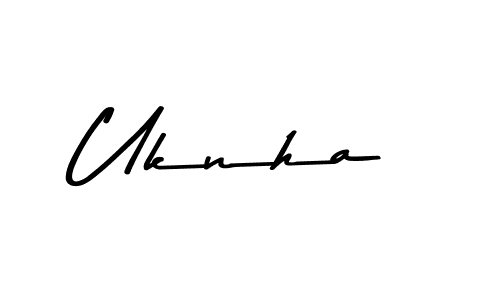 How to make Uknha signature? Asem Kandis PERSONAL USE is a professional autograph style. Create handwritten signature for Uknha name. Uknha signature style 9 images and pictures png
