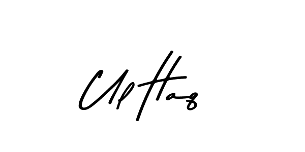 Similarly Asem Kandis PERSONAL USE is the best handwritten signature design. Signature creator online .You can use it as an online autograph creator for name Ul Haq. Ul Haq signature style 9 images and pictures png