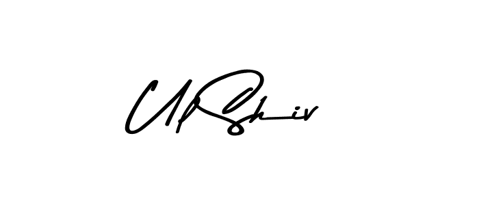 You should practise on your own different ways (Asem Kandis PERSONAL USE) to write your name (Ul Shiv) in signature. don't let someone else do it for you. Ul Shiv signature style 9 images and pictures png