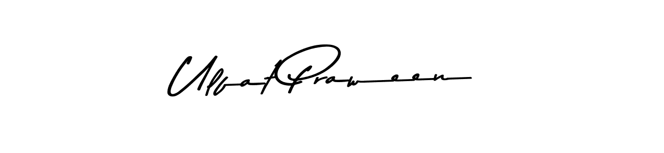 It looks lik you need a new signature style for name Ulfat Praween. Design unique handwritten (Asem Kandis PERSONAL USE) signature with our free signature maker in just a few clicks. Ulfat Praween signature style 9 images and pictures png