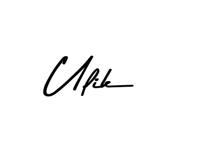 The best way (Asem Kandis PERSONAL USE) to make a short signature is to pick only two or three words in your name. The name Ulik include a total of six letters. For converting this name. Ulik signature style 9 images and pictures png