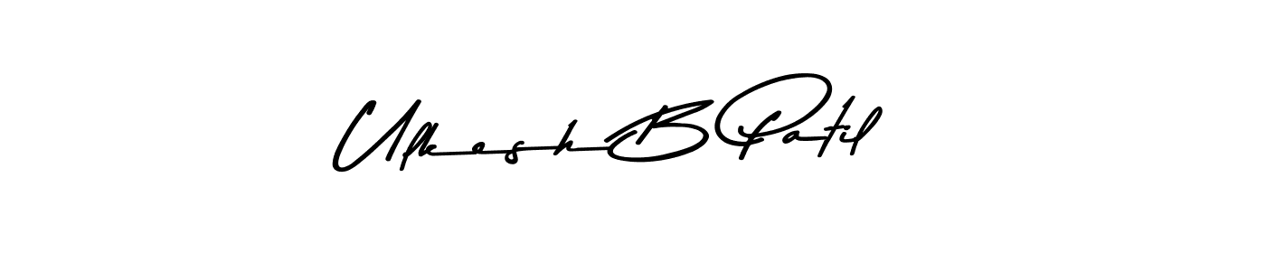Similarly Asem Kandis PERSONAL USE is the best handwritten signature design. Signature creator online .You can use it as an online autograph creator for name Ulkesh B Patil. Ulkesh B Patil signature style 9 images and pictures png