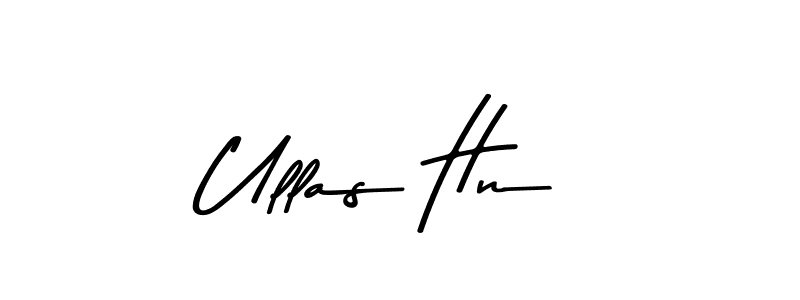 The best way (Asem Kandis PERSONAL USE) to make a short signature is to pick only two or three words in your name. The name Ullas Hn include a total of six letters. For converting this name. Ullas Hn signature style 9 images and pictures png