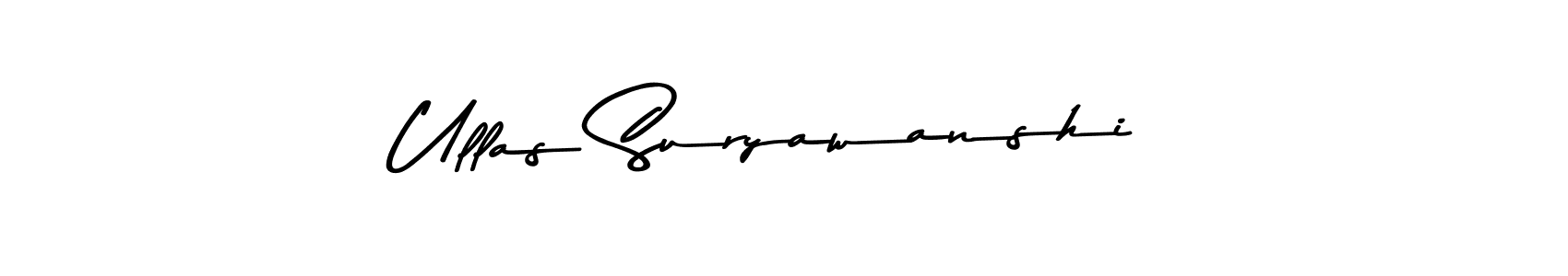 Use a signature maker to create a handwritten signature online. With this signature software, you can design (Asem Kandis PERSONAL USE) your own signature for name Ullas Suryawanshi. Ullas Suryawanshi signature style 9 images and pictures png