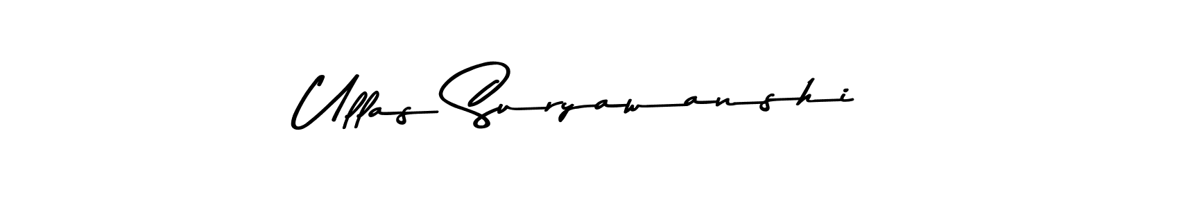 Ullas Suryawanshi stylish signature style. Best Handwritten Sign (Asem Kandis PERSONAL USE) for my name. Handwritten Signature Collection Ideas for my name Ullas Suryawanshi. Ullas Suryawanshi signature style 9 images and pictures png