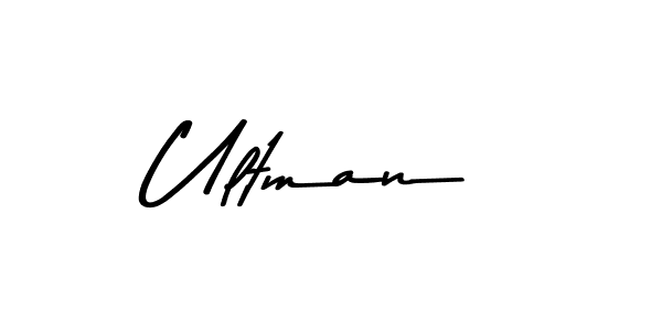 Design your own signature with our free online signature maker. With this signature software, you can create a handwritten (Asem Kandis PERSONAL USE) signature for name Ultman. Ultman signature style 9 images and pictures png