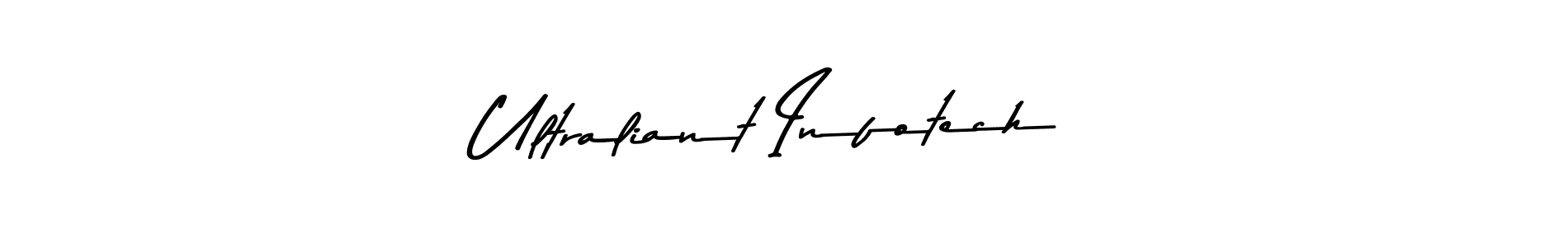 How to make Ultraliant Infotech signature? Asem Kandis PERSONAL USE is a professional autograph style. Create handwritten signature for Ultraliant Infotech name. Ultraliant Infotech signature style 9 images and pictures png