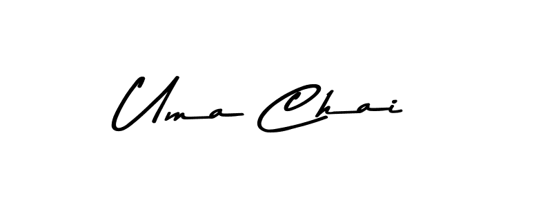 Similarly Asem Kandis PERSONAL USE is the best handwritten signature design. Signature creator online .You can use it as an online autograph creator for name Uma Chai. Uma Chai signature style 9 images and pictures png