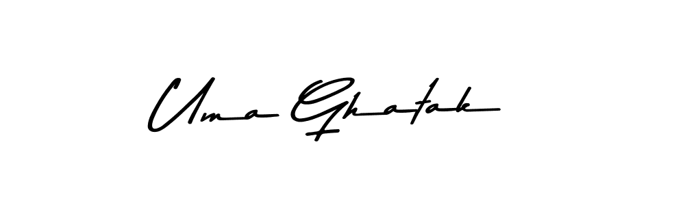 How to make Uma Ghatak signature? Asem Kandis PERSONAL USE is a professional autograph style. Create handwritten signature for Uma Ghatak name. Uma Ghatak signature style 9 images and pictures png