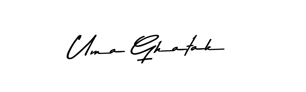 Uma Ghatak stylish signature style. Best Handwritten Sign (Asem Kandis PERSONAL USE) for my name. Handwritten Signature Collection Ideas for my name Uma Ghatak. Uma Ghatak signature style 9 images and pictures png