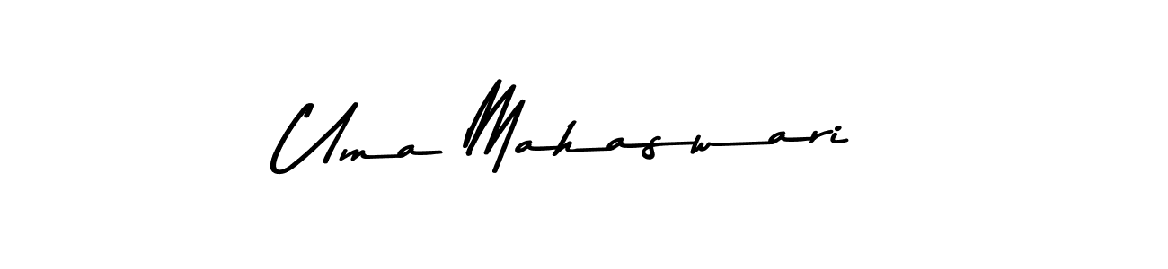 The best way (Asem Kandis PERSONAL USE) to make a short signature is to pick only two or three words in your name. The name Uma Mahaswari include a total of six letters. For converting this name. Uma Mahaswari signature style 9 images and pictures png