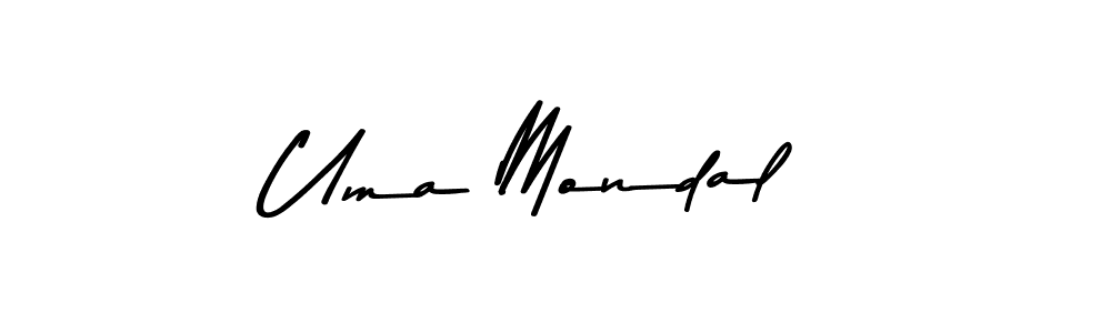 Make a beautiful signature design for name Uma Mondal. Use this online signature maker to create a handwritten signature for free. Uma Mondal signature style 9 images and pictures png