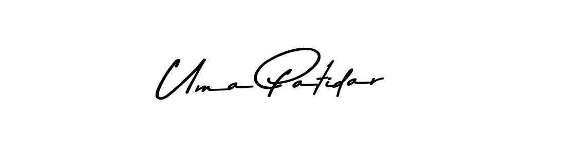 Uma Patidar stylish signature style. Best Handwritten Sign (Asem Kandis PERSONAL USE) for my name. Handwritten Signature Collection Ideas for my name Uma Patidar. Uma Patidar signature style 9 images and pictures png