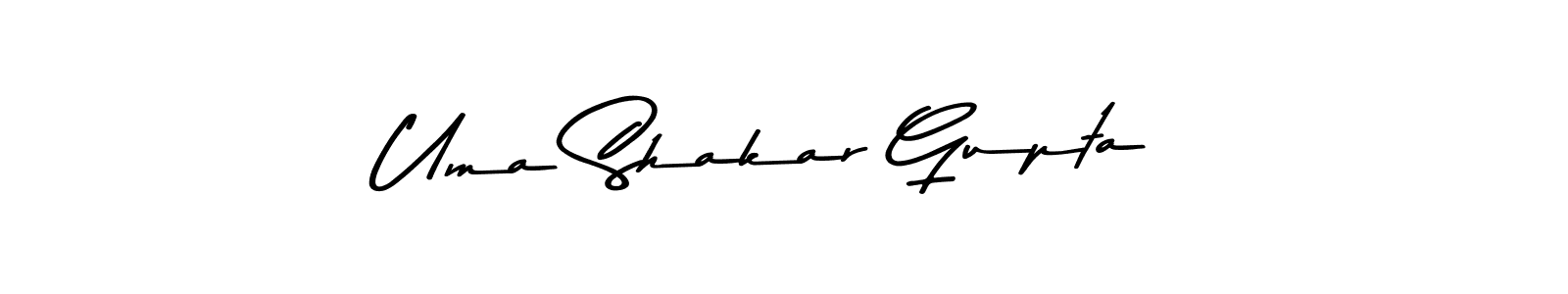 Also You can easily find your signature by using the search form. We will create Uma Shakar Gupta name handwritten signature images for you free of cost using Asem Kandis PERSONAL USE sign style. Uma Shakar Gupta signature style 9 images and pictures png