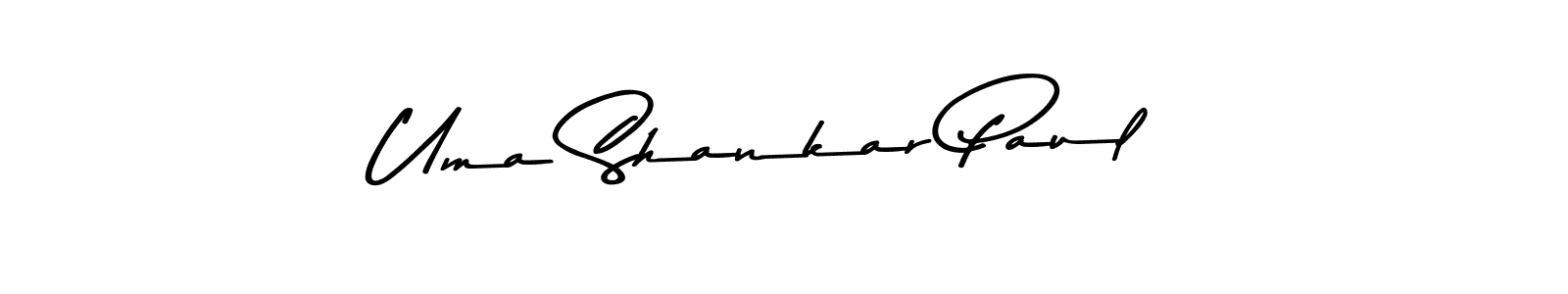 How to make Uma Shankar Paul name signature. Use Asem Kandis PERSONAL USE style for creating short signs online. This is the latest handwritten sign. Uma Shankar Paul signature style 9 images and pictures png