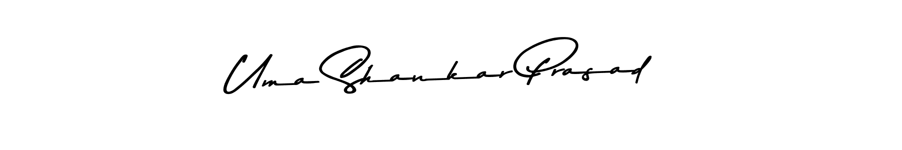 How to make Uma Shankar Prasad name signature. Use Asem Kandis PERSONAL USE style for creating short signs online. This is the latest handwritten sign. Uma Shankar Prasad signature style 9 images and pictures png