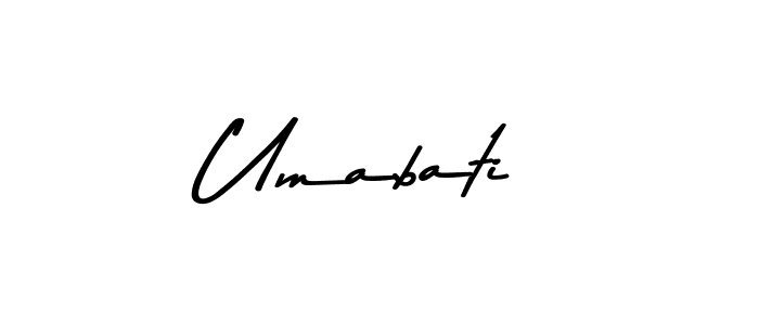 Also we have Umabati name is the best signature style. Create professional handwritten signature collection using Asem Kandis PERSONAL USE autograph style. Umabati signature style 9 images and pictures png