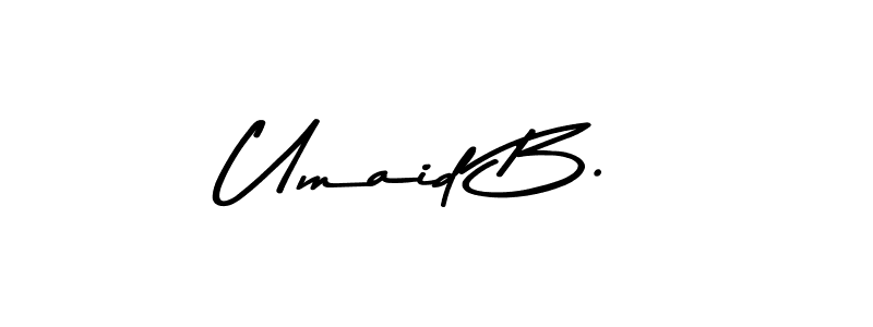 It looks lik you need a new signature style for name Umaid B.. Design unique handwritten (Asem Kandis PERSONAL USE) signature with our free signature maker in just a few clicks. Umaid B. signature style 9 images and pictures png