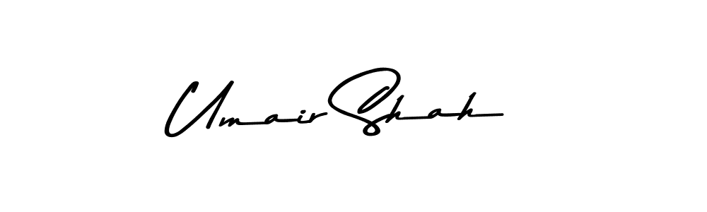 Umair Shah stylish signature style. Best Handwritten Sign (Asem Kandis PERSONAL USE) for my name. Handwritten Signature Collection Ideas for my name Umair Shah. Umair Shah signature style 9 images and pictures png