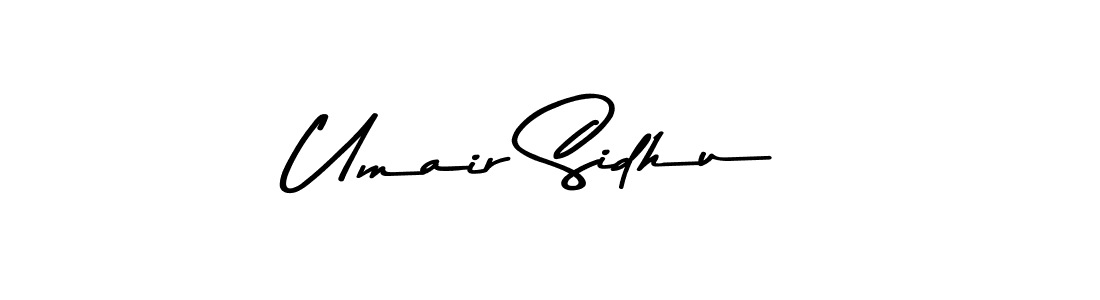 How to make Umair Sidhu name signature. Use Asem Kandis PERSONAL USE style for creating short signs online. This is the latest handwritten sign. Umair Sidhu signature style 9 images and pictures png