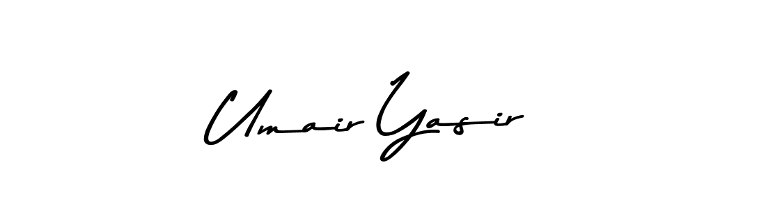 Design your own signature with our free online signature maker. With this signature software, you can create a handwritten (Asem Kandis PERSONAL USE) signature for name Umair Yasir. Umair Yasir signature style 9 images and pictures png