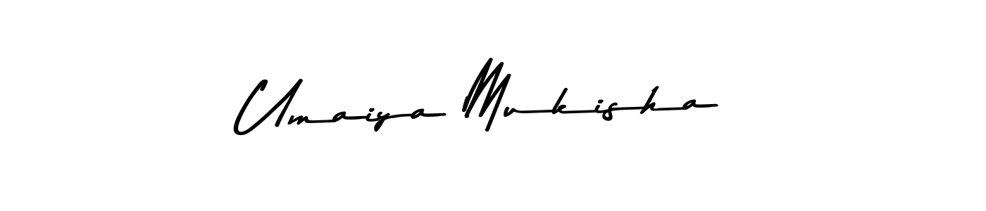 Umaiya Mukisha stylish signature style. Best Handwritten Sign (Asem Kandis PERSONAL USE) for my name. Handwritten Signature Collection Ideas for my name Umaiya Mukisha. Umaiya Mukisha signature style 9 images and pictures png