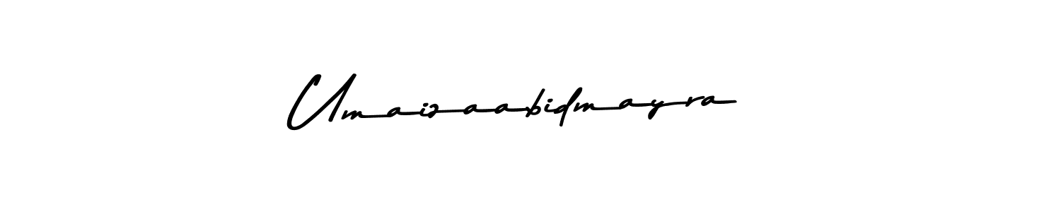Also You can easily find your signature by using the search form. We will create Umaizaabidmayra name handwritten signature images for you free of cost using Asem Kandis PERSONAL USE sign style. Umaizaabidmayra signature style 9 images and pictures png