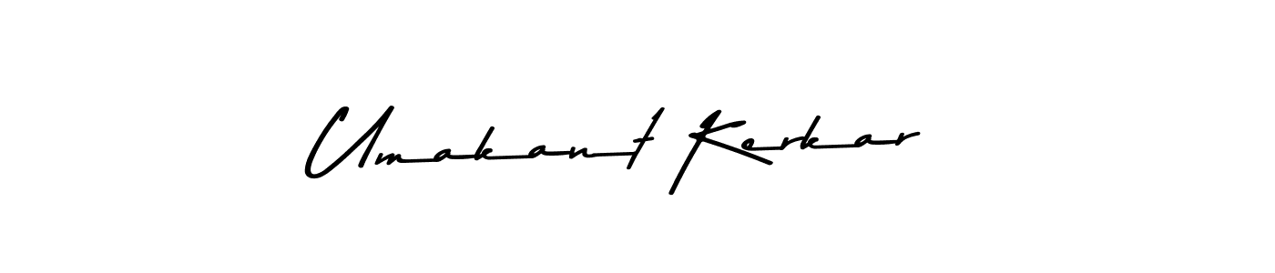 Umakant Kerkar stylish signature style. Best Handwritten Sign (Asem Kandis PERSONAL USE) for my name. Handwritten Signature Collection Ideas for my name Umakant Kerkar. Umakant Kerkar signature style 9 images and pictures png