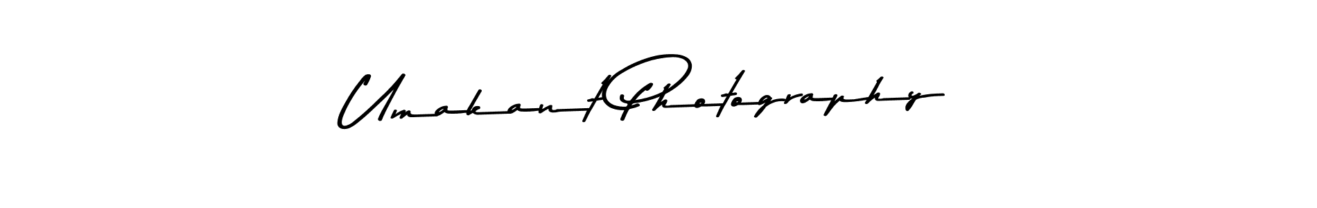 Make a beautiful signature design for name Umakant Photography. With this signature (Asem Kandis PERSONAL USE) style, you can create a handwritten signature for free. Umakant Photography signature style 9 images and pictures png