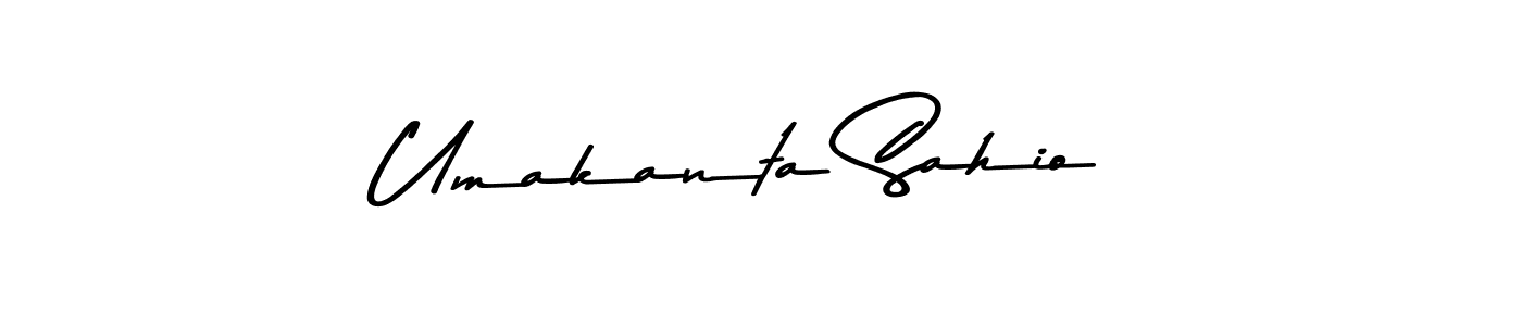 How to make Umakanta Sahio signature? Asem Kandis PERSONAL USE is a professional autograph style. Create handwritten signature for Umakanta Sahio name. Umakanta Sahio signature style 9 images and pictures png