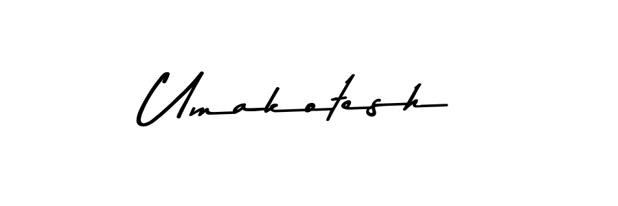 Use a signature maker to create a handwritten signature online. With this signature software, you can design (Asem Kandis PERSONAL USE) your own signature for name Umakotesh. Umakotesh signature style 9 images and pictures png