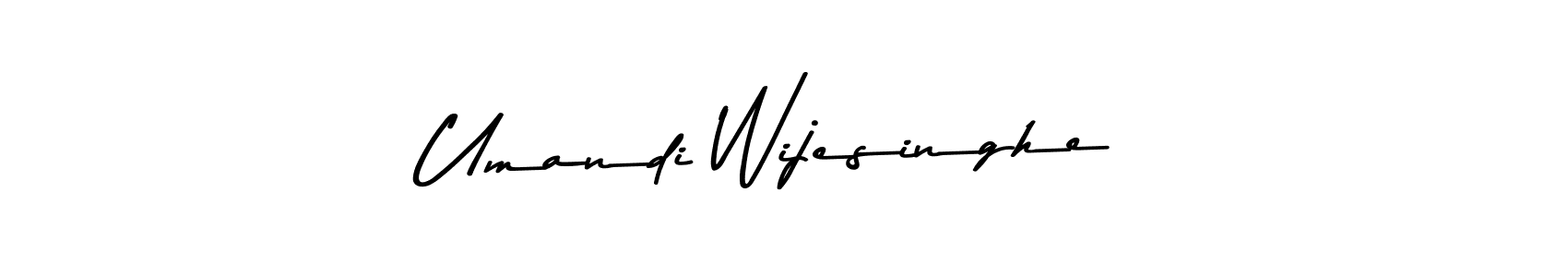 How to make Umandi Wijesinghe signature? Asem Kandis PERSONAL USE is a professional autograph style. Create handwritten signature for Umandi Wijesinghe name. Umandi Wijesinghe signature style 9 images and pictures png