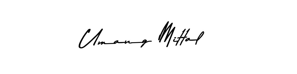 Umang Mittal stylish signature style. Best Handwritten Sign (Asem Kandis PERSONAL USE) for my name. Handwritten Signature Collection Ideas for my name Umang Mittal. Umang Mittal signature style 9 images and pictures png