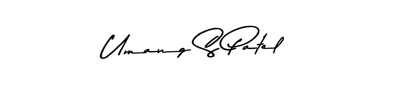 Also You can easily find your signature by using the search form. We will create Umang S Patel name handwritten signature images for you free of cost using Asem Kandis PERSONAL USE sign style. Umang S Patel signature style 9 images and pictures png