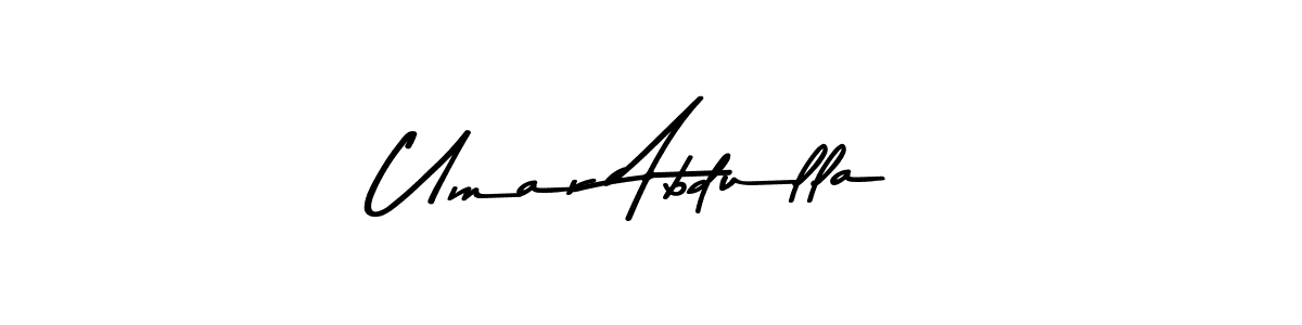 Use a signature maker to create a handwritten signature online. With this signature software, you can design (Asem Kandis PERSONAL USE) your own signature for name Umar Abdulla. Umar Abdulla signature style 9 images and pictures png