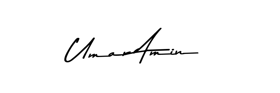 Create a beautiful signature design for name Umar Amin. With this signature (Asem Kandis PERSONAL USE) fonts, you can make a handwritten signature for free. Umar Amin signature style 9 images and pictures png