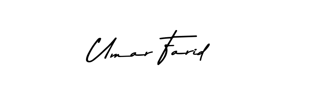 Also You can easily find your signature by using the search form. We will create Umar Farid name handwritten signature images for you free of cost using Asem Kandis PERSONAL USE sign style. Umar Farid signature style 9 images and pictures png