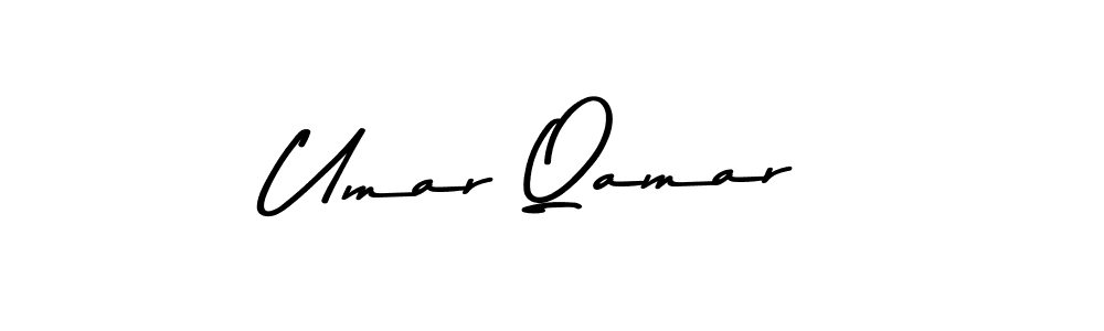 This is the best signature style for the Umar Qamar name. Also you like these signature font (Asem Kandis PERSONAL USE). Mix name signature. Umar Qamar signature style 9 images and pictures png
