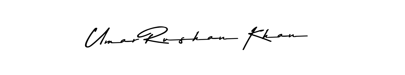 Similarly Asem Kandis PERSONAL USE is the best handwritten signature design. Signature creator online .You can use it as an online autograph creator for name Umar Rushan Khan. Umar Rushan Khan signature style 9 images and pictures png