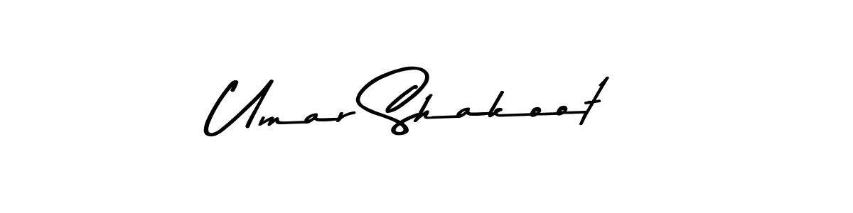 How to make Umar Shakoot signature? Asem Kandis PERSONAL USE is a professional autograph style. Create handwritten signature for Umar Shakoot name. Umar Shakoot signature style 9 images and pictures png